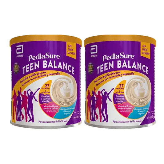 Pediasure Teen Balance Vanilka pre dospievajúcich, 2x400 g