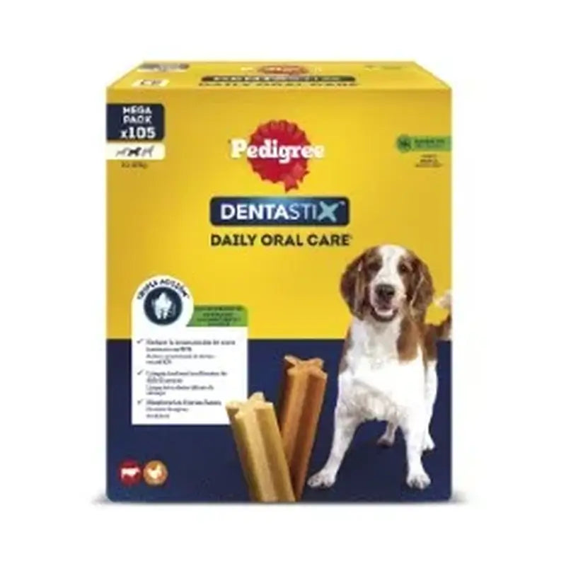 Pedigree Dentastix 105 15 × 7 tyčinky – stredné 