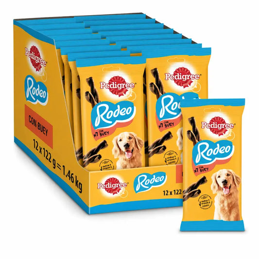 Pedigree Rodeo Býč 7 prúžkov 12 × 122 g