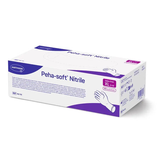 Peha-Soft Nitrilové rukavice, modré, veľkosť XL, 150 kusov