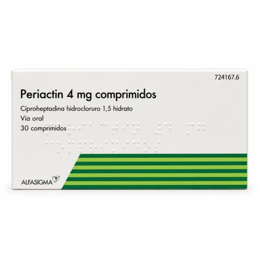 Periactin 4 mg, 30 tabliet