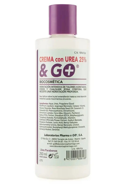 Pharma & Go Urea Cream 25% 250Ml.