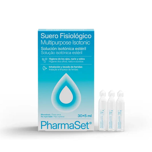 Pharmaset Fyziologický roztok, 30 jednorazových dávok po 5 ml