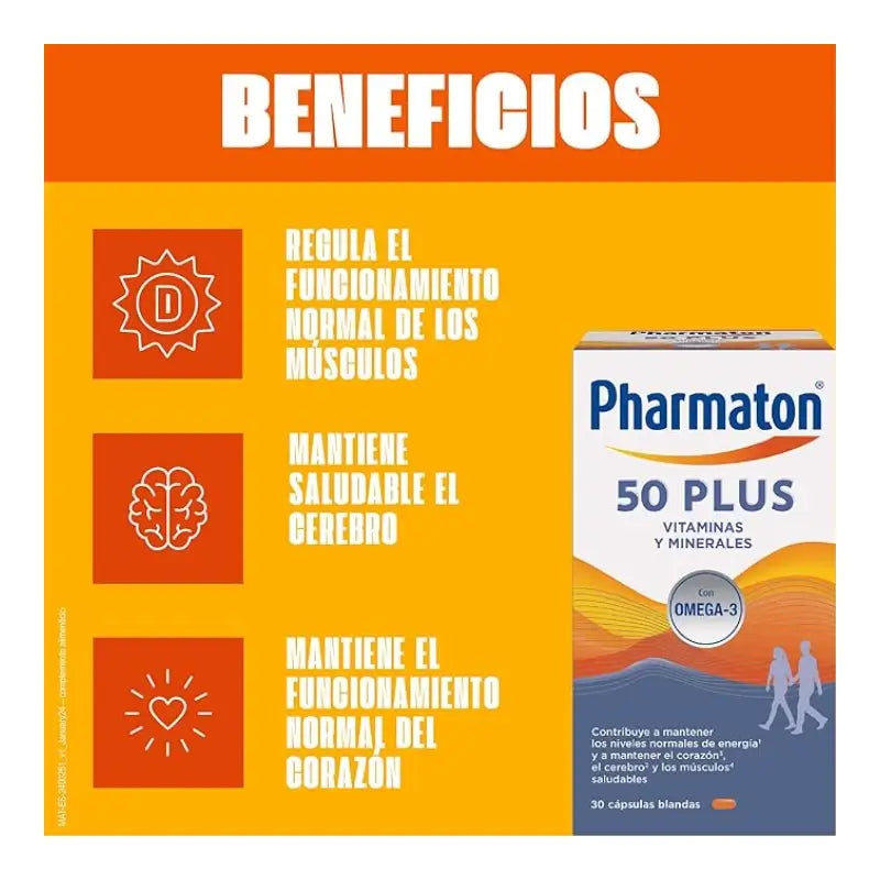 Pharmaton 50 Plus 30 kapsúl