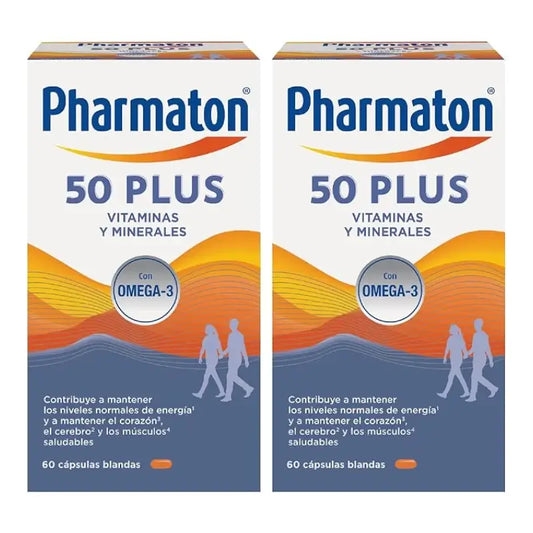 Pharmaton 50 Plus – multivitamínový prípravok, 120 kapsúl