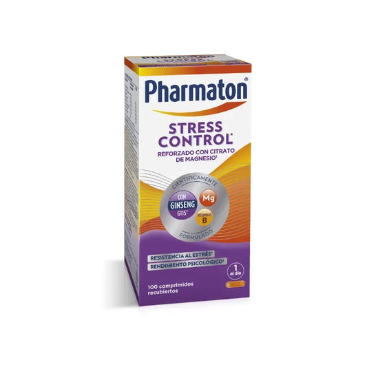 Pharmaton Stress Control – multivitamínový prípravok, 100 tabliet