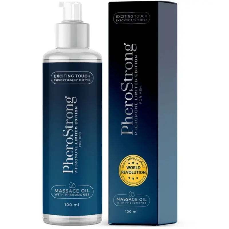 Pherostrong Masážny olej Limited Edition pre mužov, 100 ml
