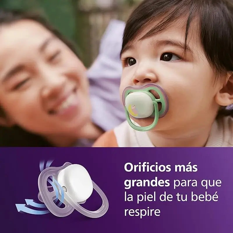 Philips Avent 2 cumlíky Ultra Air na noc, 6–18 mesiacov, pre dievčatká