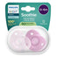Philips Avent Soothie upokojujúce cumlíky, 2 ks, 0–6 mesiacov, pre dievčatká