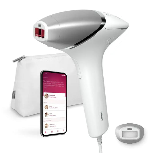 Philips Lumea IPL séria 8000 Prestige – IPL prístroj na odstraňovanie chĺpkov s technológiou SenseIQ