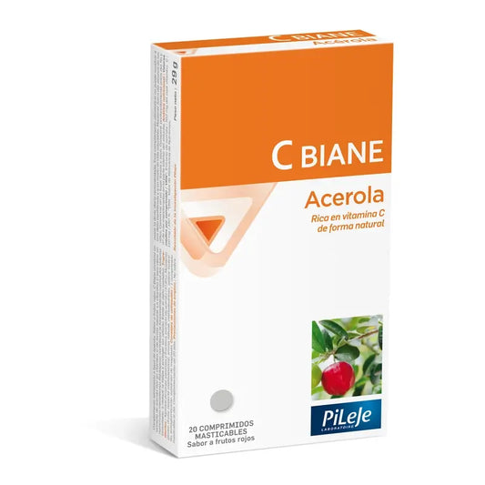 Pileje Cbiane Acerola 20 žuvacích tabliet