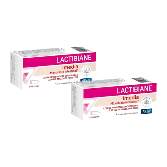 Pileje Lactibiane Imedia, balenie 2 x 4 tyčinky
