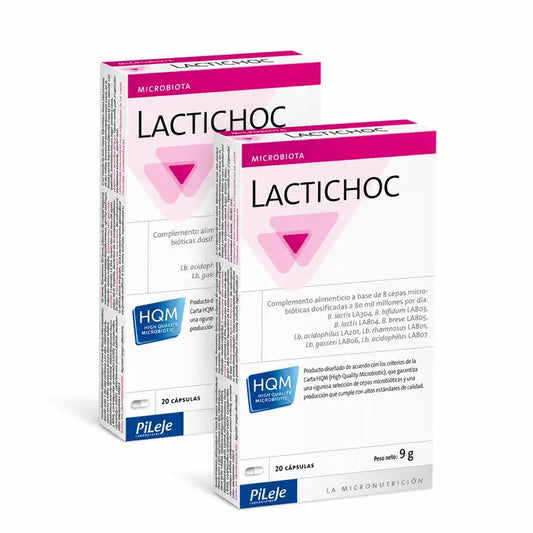 Pileje Lactichoc, balenie 2 x 20 kapsúl