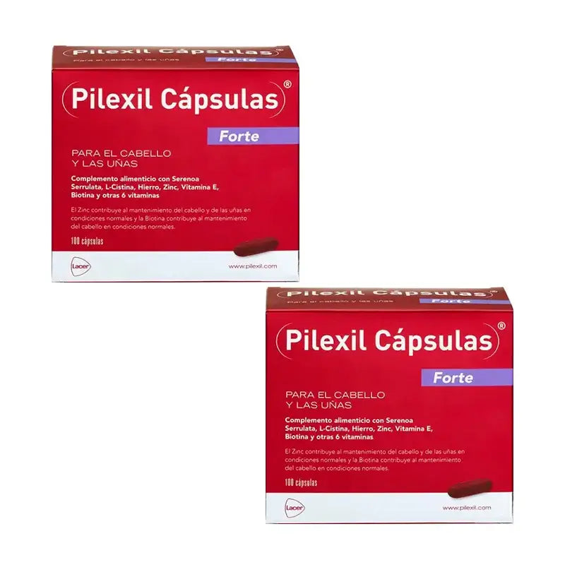 Pilexil kapsuly Forte, balenie 2 x 100 kapsúl
