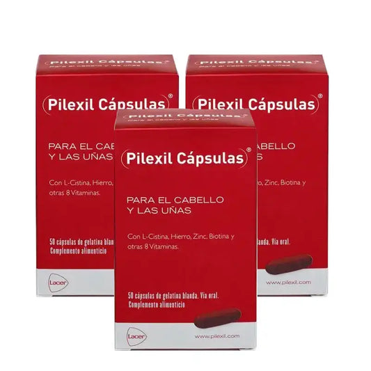 Pilexil kapsuly, balenie 3 x 50 kapsúl