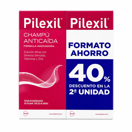 Pilexil Duplo šampón proti vypadávaniu vlasov 500 ml, 2. balenie, 40 % zľava