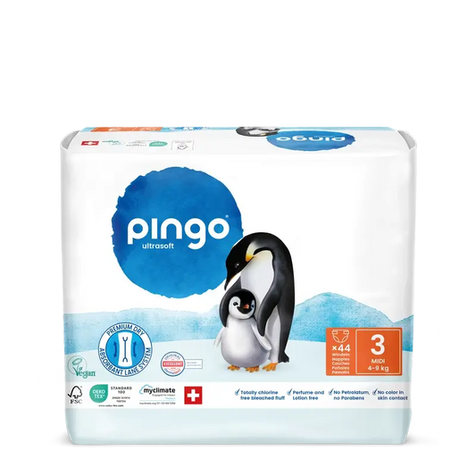 Ekologické plienky Pingo, veľkosť 3 (4–9 kg), 44 kusov