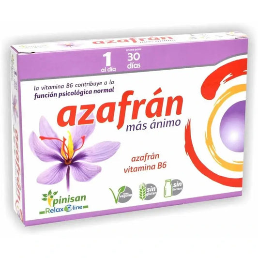 Pinisan Azafran Mas Animo, 30 kapsúl   