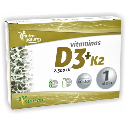 Pinisan D3+K2 Nutranature, 60 kapsúl
