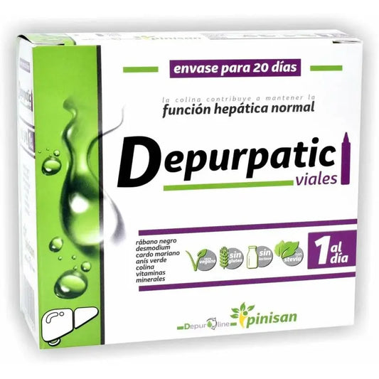 Pinisan Depurpatic, 20 injekčných liekoviek