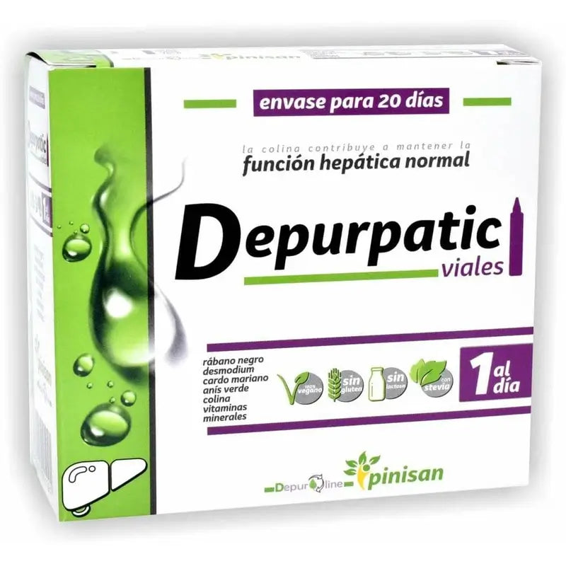 Pinisan Depurpatic, 20 injekčných liekoviek