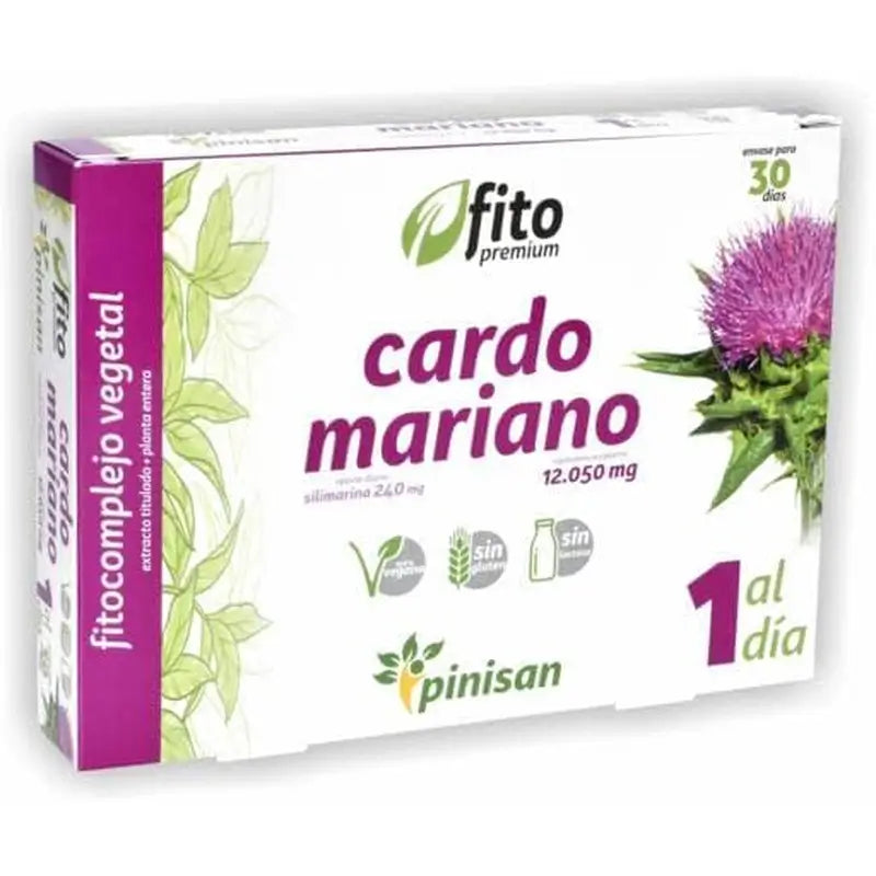 Pinisan Fitopremium Pestrec mariánsky, 30 kapsúl