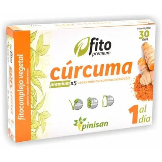 Pinisan Fitopremium Curcuma, 30 kapsúl