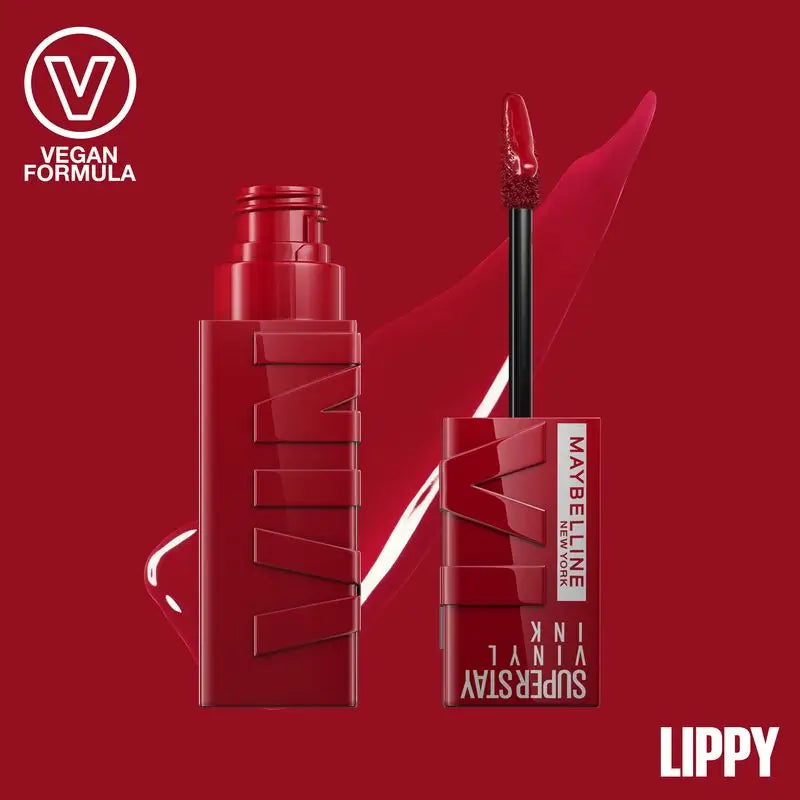 Maybelline New York Rúž Superstay Vinyl Ink, odtieň 10 Lippy