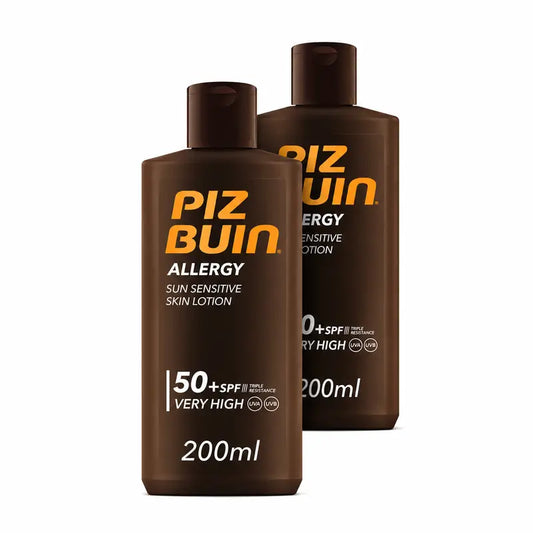 Piz Buin Allergy Krém na opaľovanie pre telo SPF50, balenie 2 x 200 ml