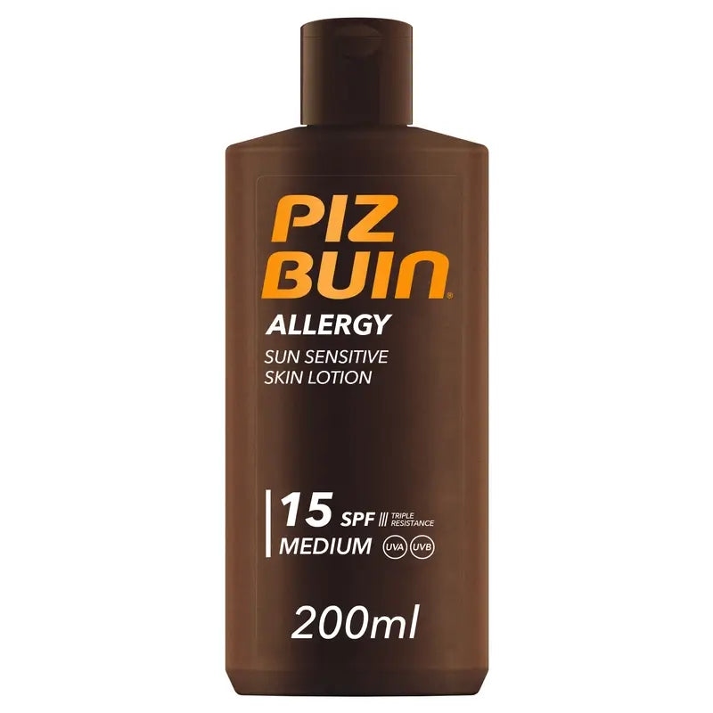 PIZ BUIN Allergy Sensitive pleťová voda SPF 15, 200 ml