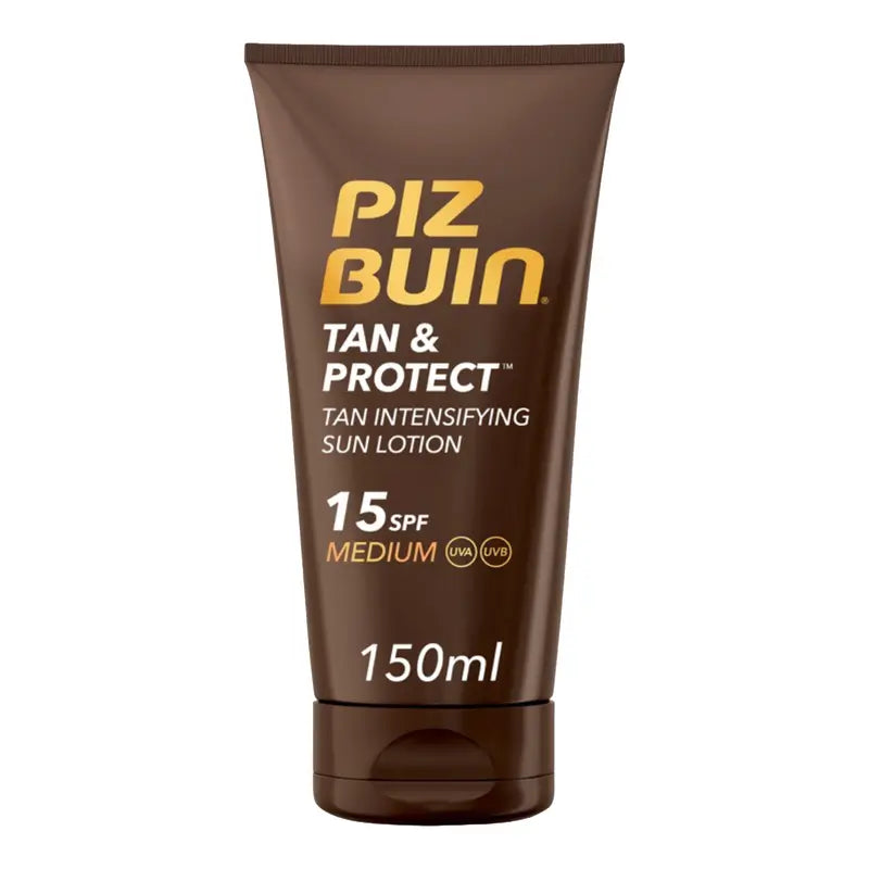 Piz Buin Tan & Protect opaľovací krém na zintenzívnenie opálenia SPF 15, 150 ml