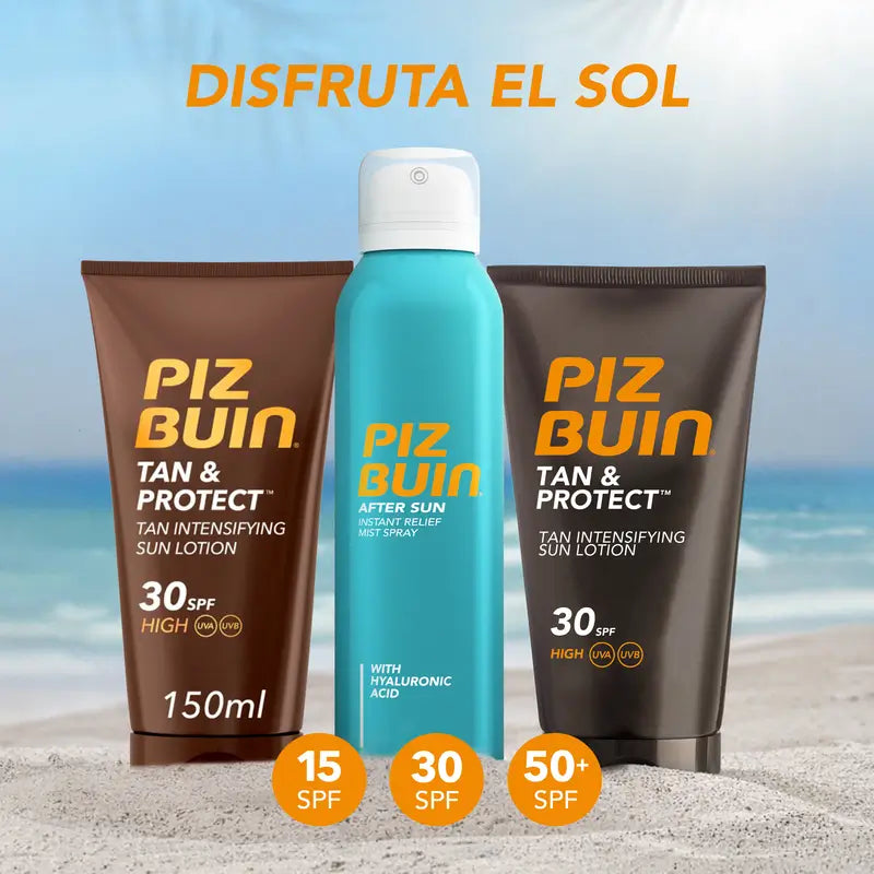 Piz Buin Tan & Protect Opaľovací krém na zintenzívnenie opálenia SPF30, 150 ml