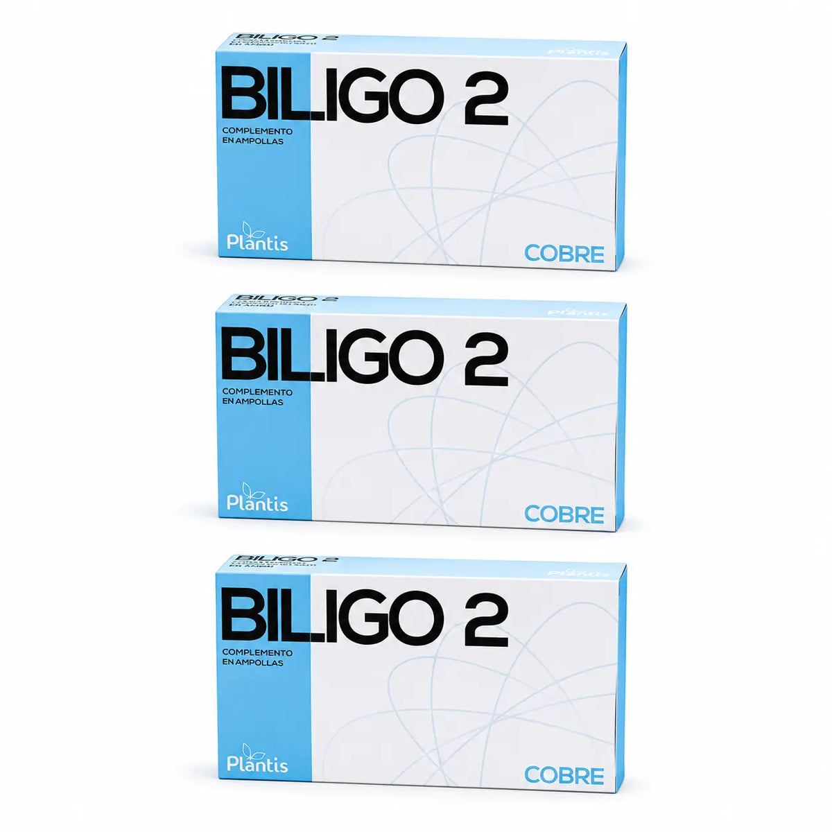 Plantis Biligo 2 Meď 20 ampuliek po 2 ml, balenie po 3