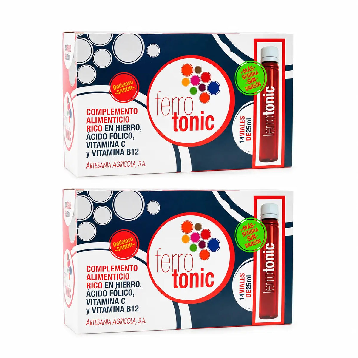 Plantis Ferrotonic – železo, 14 ampuliek po 25 ml, balenie po 2