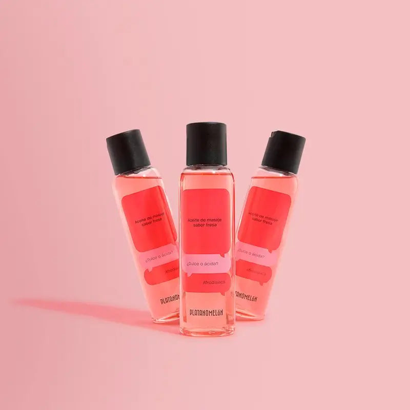 Platanomelón Masážny olej Besable s vôňou jahôd, 100 ml