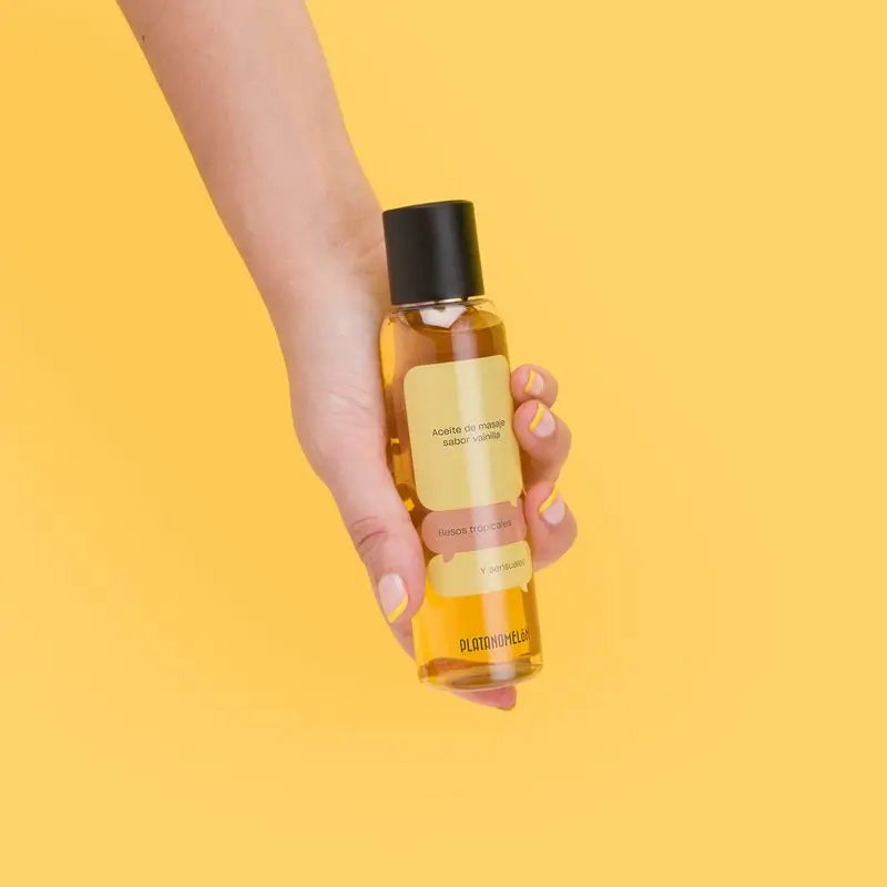 Platanomelón Masážny olej na bozkávanie s vôňou vanilky, 100 ml