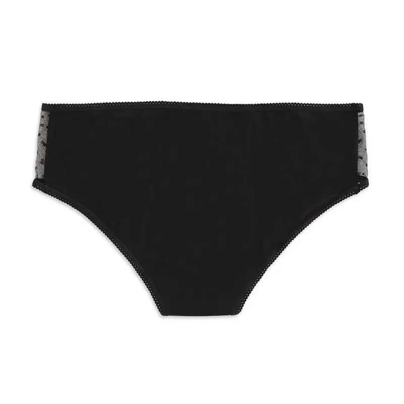 Platanomelón Kiwitas Classic Plumeti Menštruačné nohavičky Čierne / L