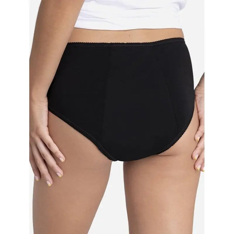 Platanomelón Kiwitas Classic Plumeti Menštruačné nohavičky Čierne / XXL