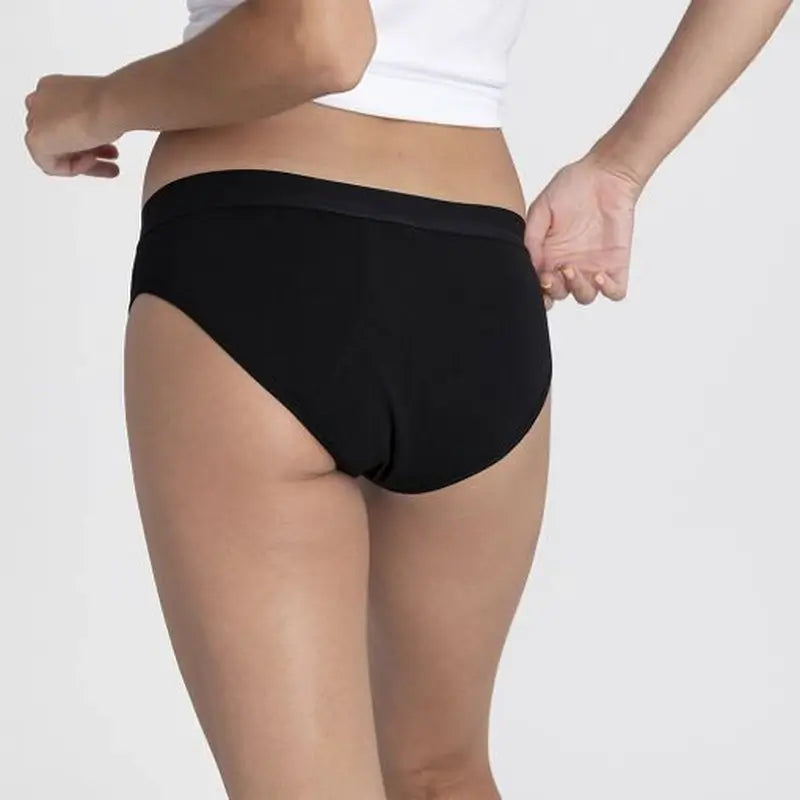 Platanomelón Kiwitas Classic Sporty Menštruačné nohavičky Čierne / XXL