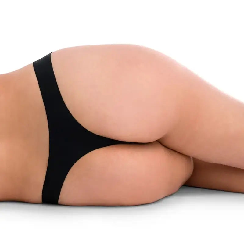 Platanomelón Kiwitas Tanga Comfy Čierna / XXL