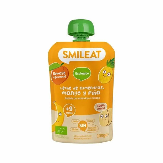 Smileat Pouch Almond Mango & Pineapple, 100 Gr