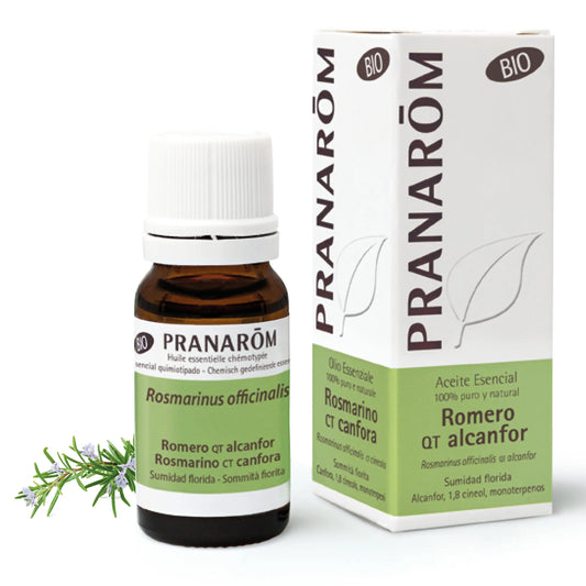 Pranarom Essential Oil Rosemary qt Camphor Bio, 10ml