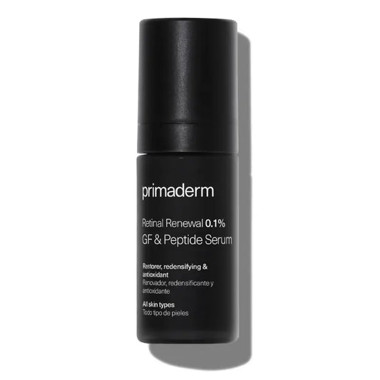 Primaderm Retinal Renewal 0,1 % sérum s rastovým faktorom a peptidmi, 30 ml