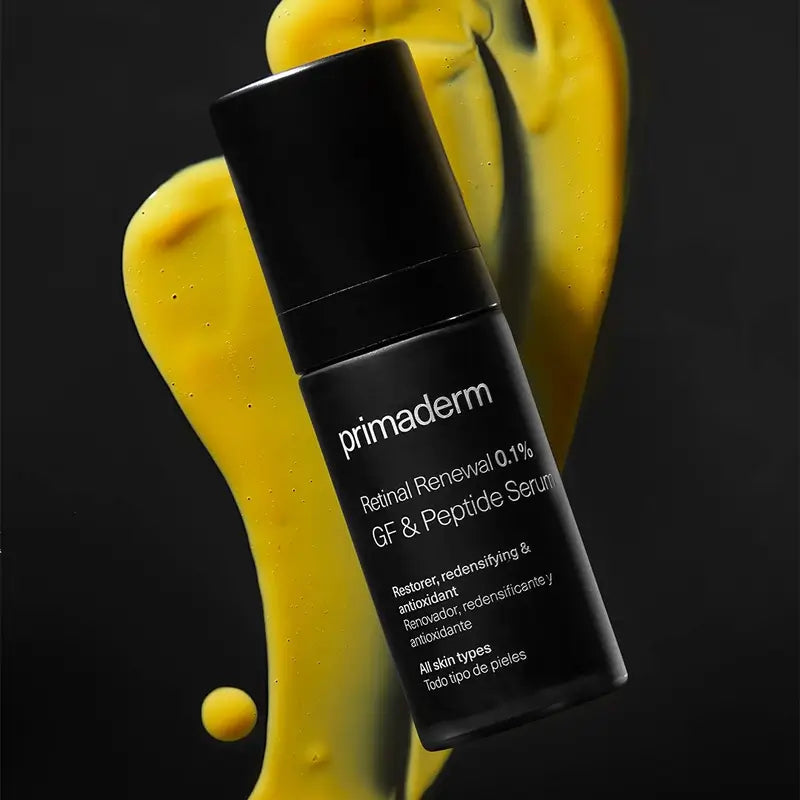 Primaderm Retinal Renewal 0,1 % sérum s rastovým faktorom a peptidmi, 30 ml