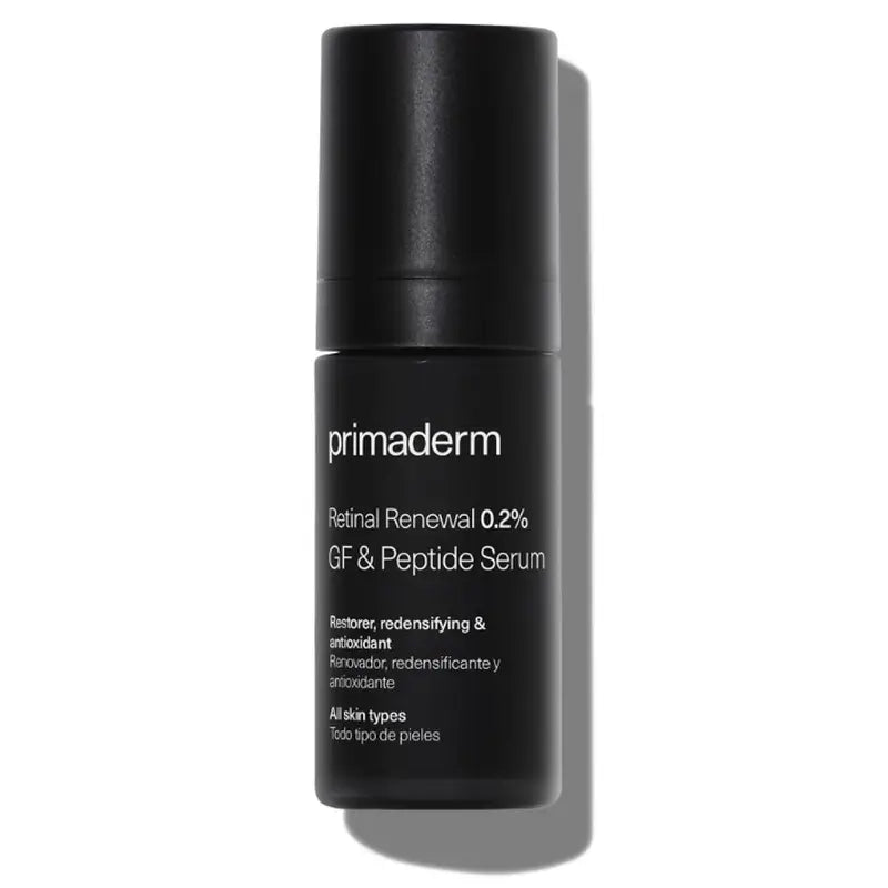 Primaderm Retinal Renewal 0,2 % sérum s rastovým faktorom a peptidmi, 30 ml