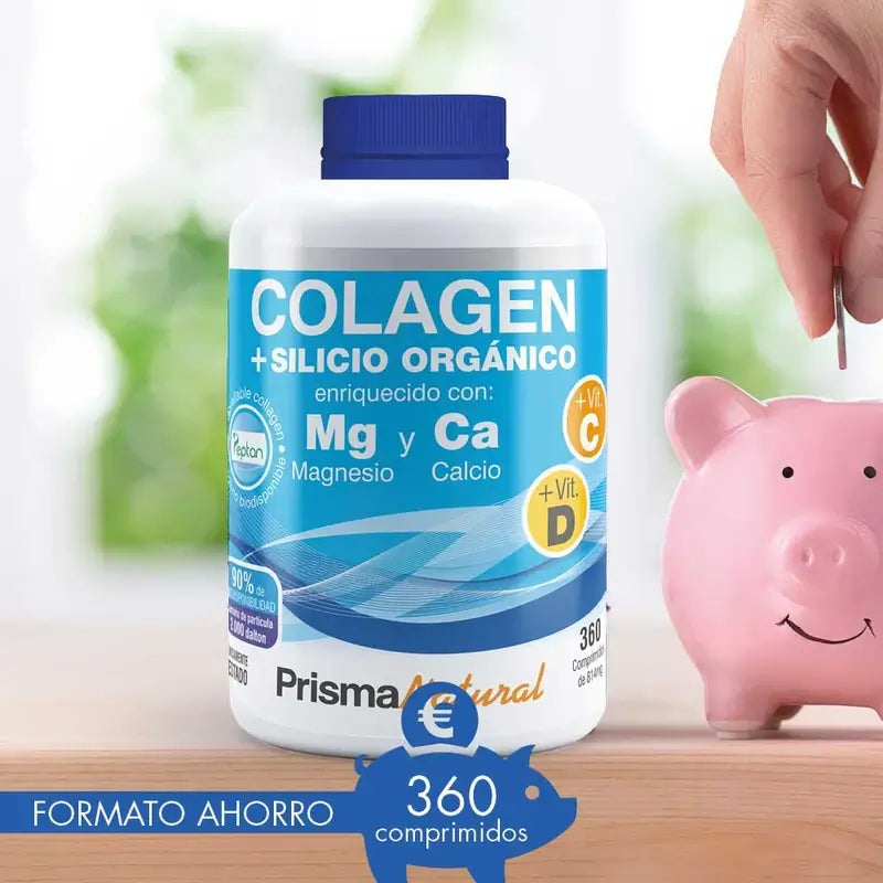 Prisma Natural Morský kolagén Peptan + organický kremík, 360 tabliet