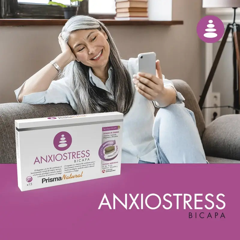 Prisma Natural Anxio-Stress Bicapa, 15 tabliet