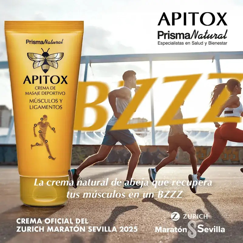 Apitox Športový masážny krém na svaly a šľachy, 60 ml