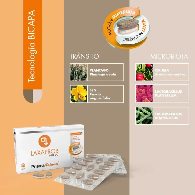 Prisma Natural  Laxaprob Bicapa, 15 tabliet
