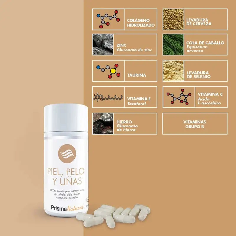 Prisma Natural – koža, srsť a nechty, 60 kapsúl, 563 mg